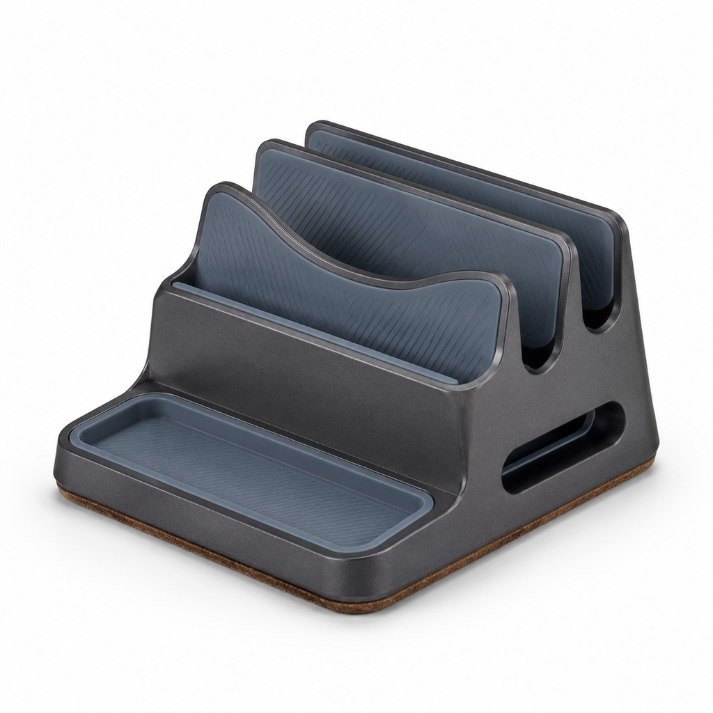 SlotDock Device & Cable Organiser — Forest Green
