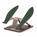 RiseLeaf Adjustable Folding Laptop Stand — Forest Green
