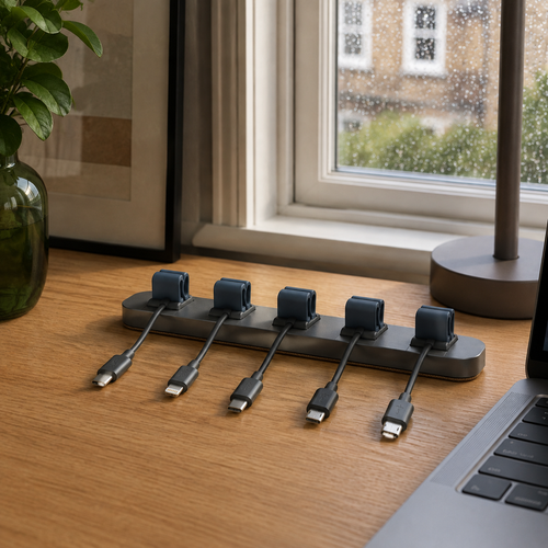 Dockline Magnetic Cable Rail — Forest Green