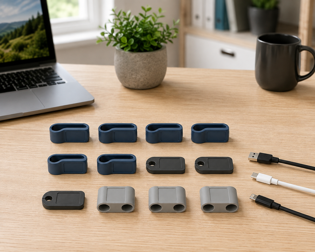 LoopTag Reusable Cable Marker Set — 12 Pieces