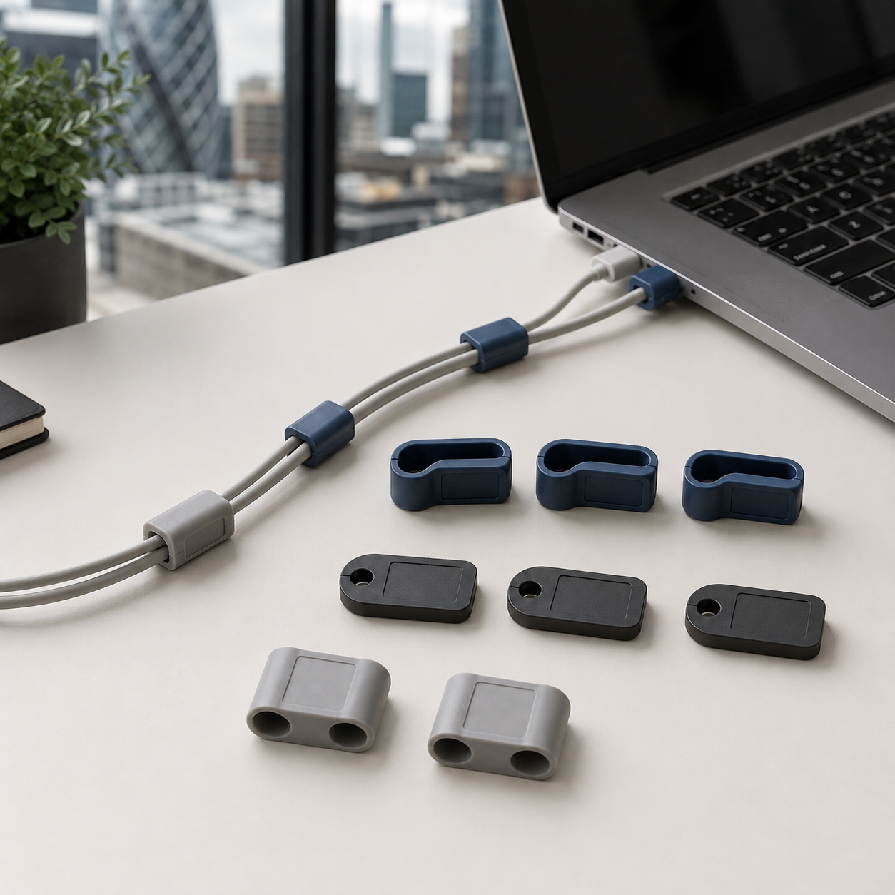 LoopTag Reusable Cable Marker Set — 12 Pieces