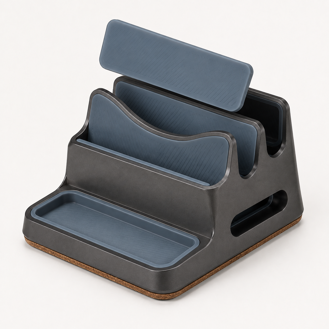 SlotDock Device & Cable Organiser — Forest Green