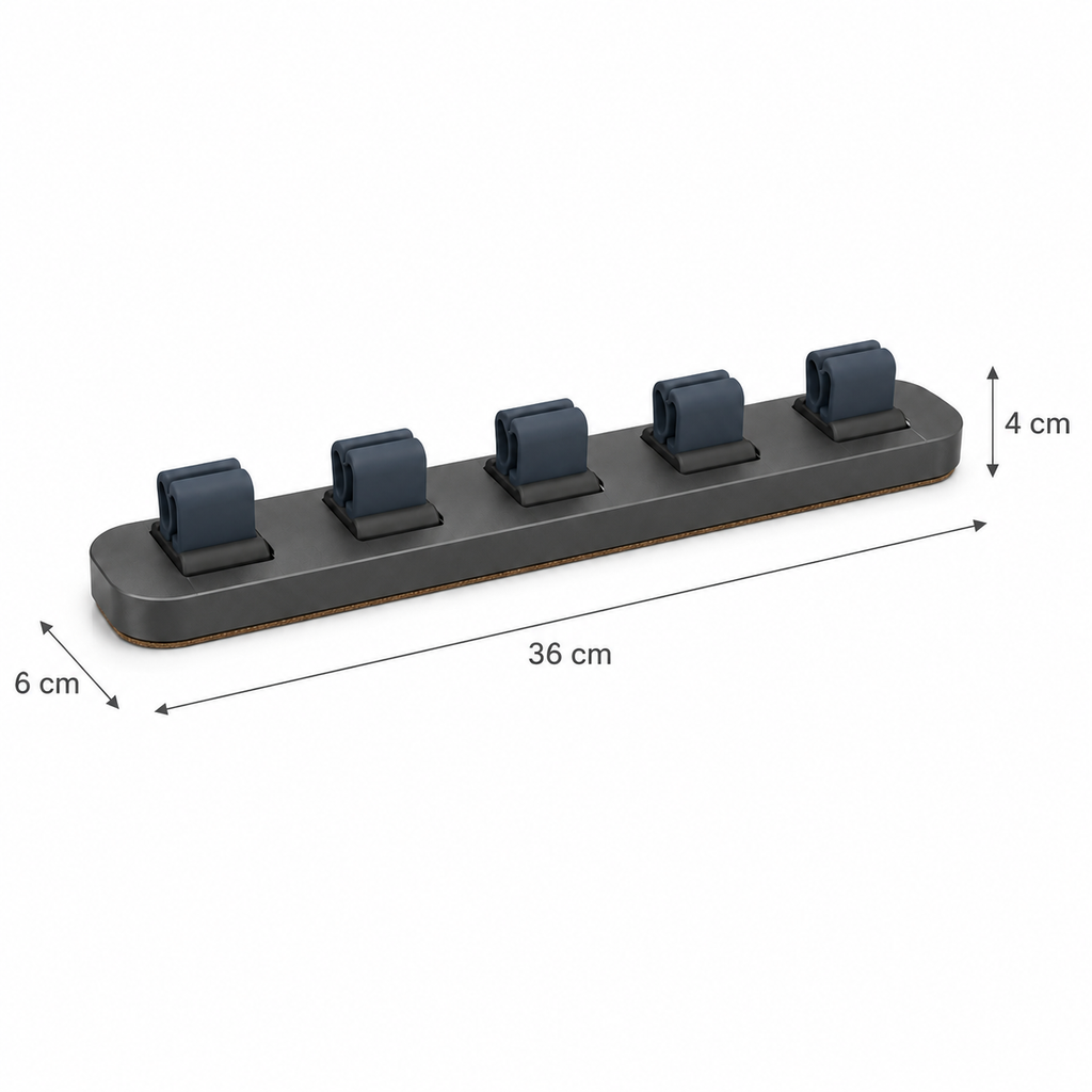 Dockline Magnetic Cable Rail — Forest Green