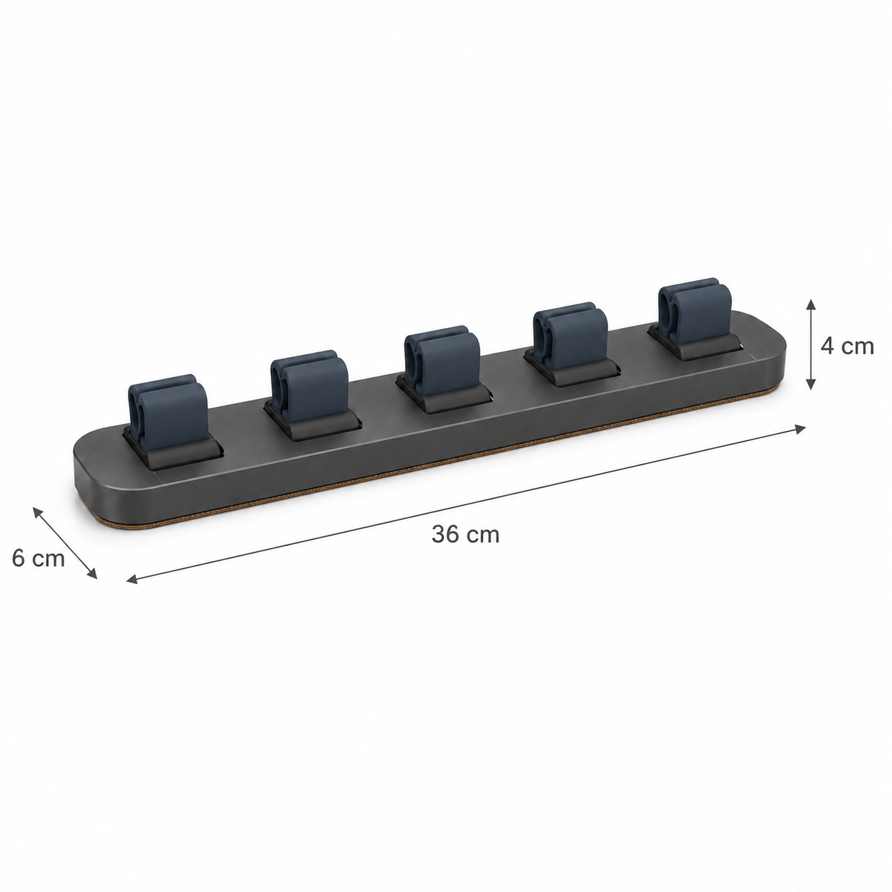 Dockline Magnetic Cable Rail — Forest Green